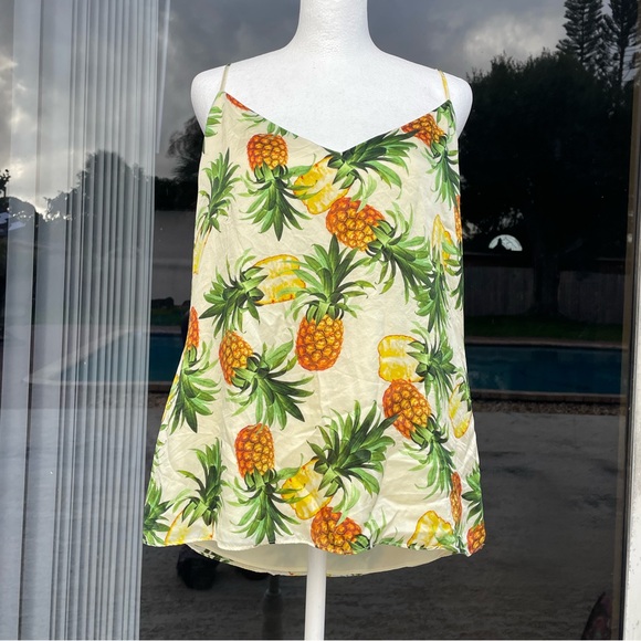 L’Agence Kylee Racerback Tank in Pineapple Size Medium - Picture 5 of 16